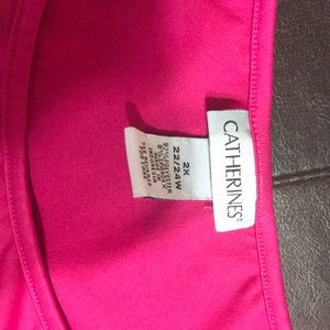 Pink T Top Catherines size 2x